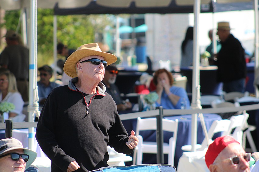 Palmer Ranch's Jeff Hoffman, who always attended the Bradenton Blues Festival before it folded last year, says he likes the Lakewood Ranch Blues Festival venue at Waterside Place better.