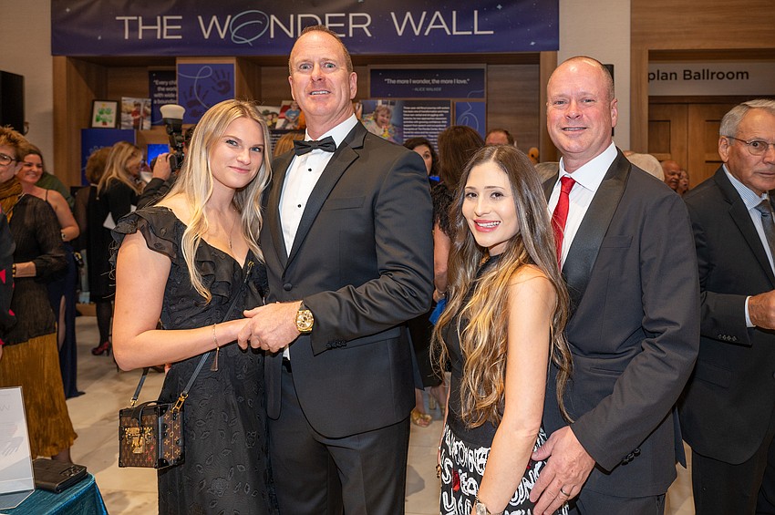 Kelsey and Steve Schwartz with Janine and Michael Schwartz