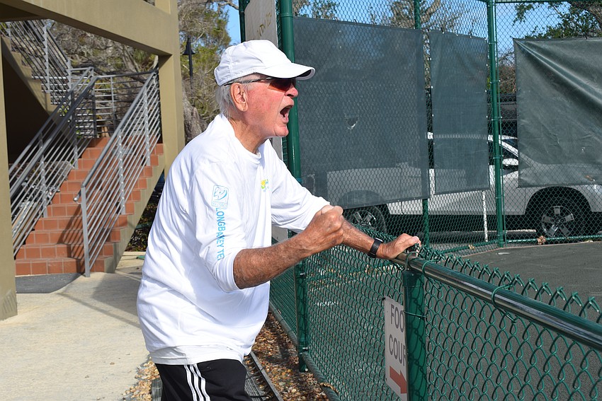 Jay Lucas came from Indiana to participate in the tournament.