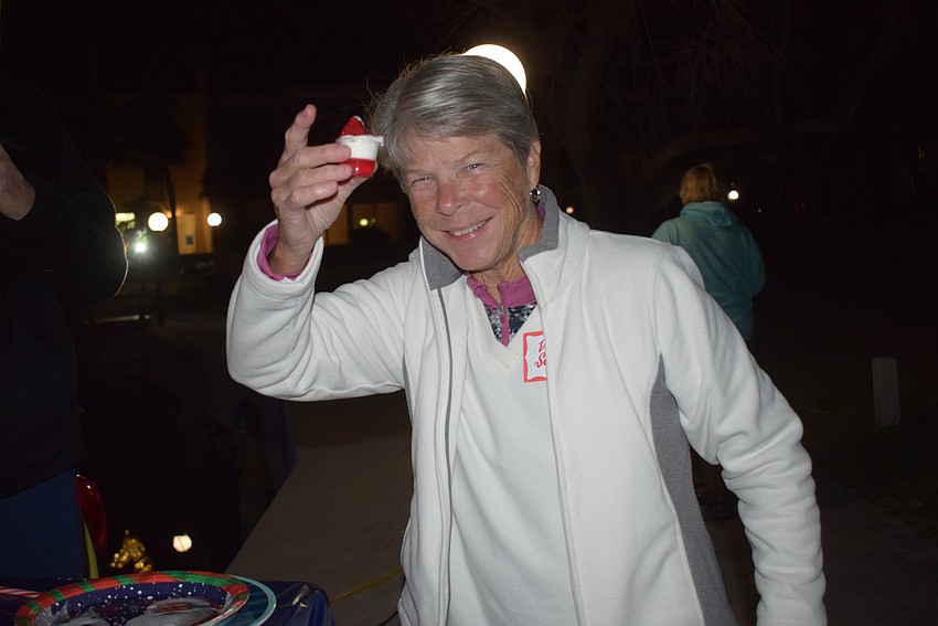 Darlene Sedlock had a jello shot 