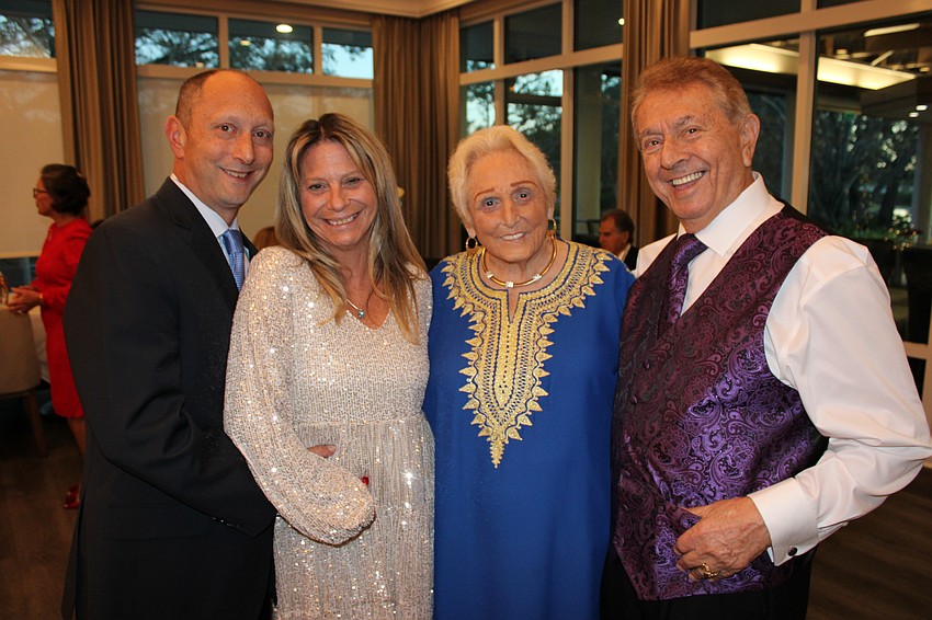 Barry and Allison Taboh were told that the Rockin' Reindeer Ball is a great event so they attended on Dec. 8 with Barry's parents, Pearl and Bob Taboh.
