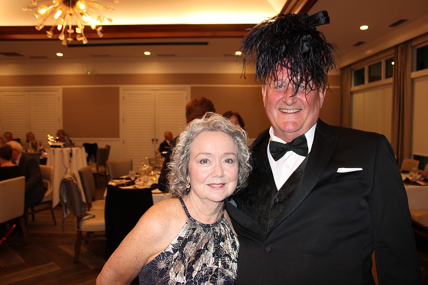 Kathi and Werner Kohlmeyer share a few laughs during the Rockin' Reindeer Ball.