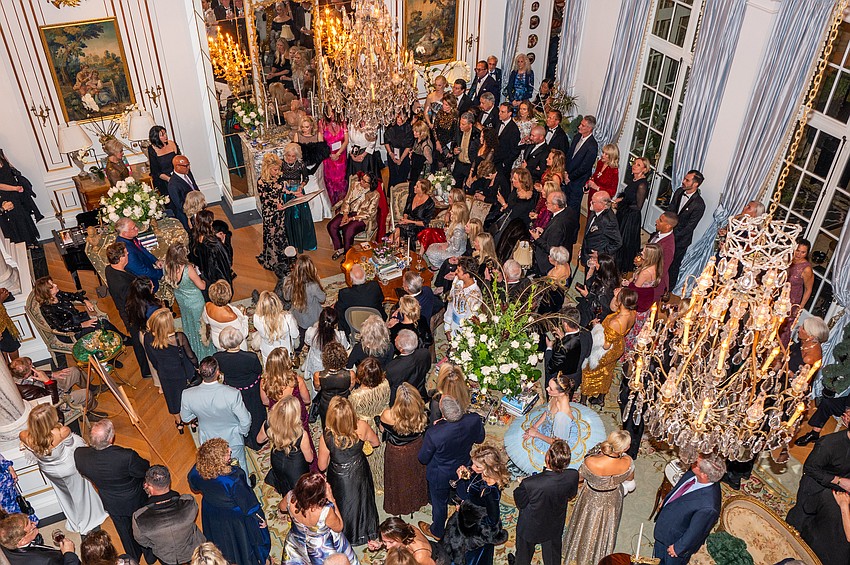 Guests gather for the 2024 inaugural honoree award presentation.