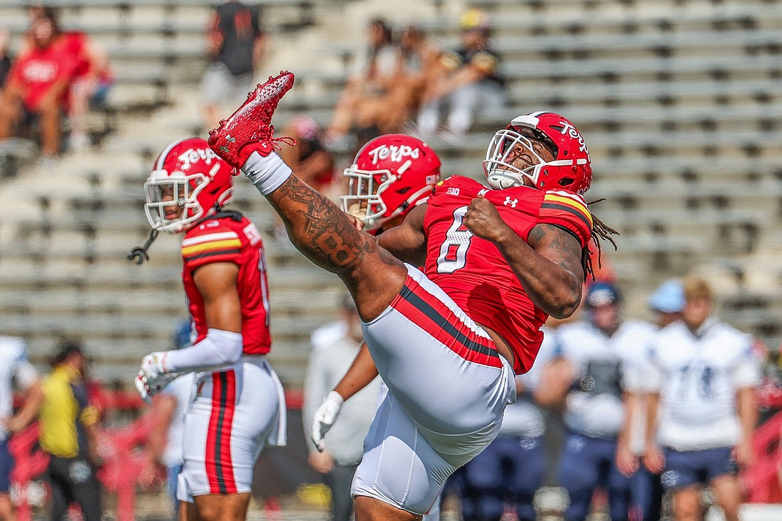 Former Ocoee High standout and Maryland football star Jordan Phillips (No. 8) declared for the 2025 NFL Draft.