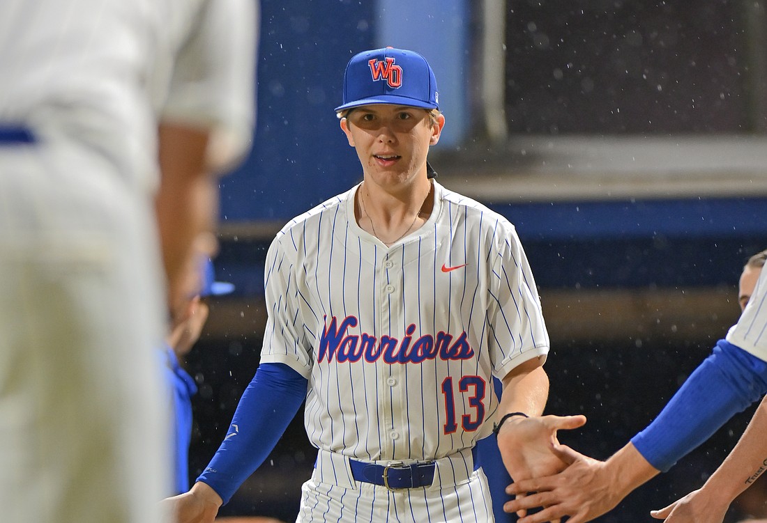 West Orange High baseball's Keith Holden (No. 13) will look to be a major contributor to the Warriors this season.