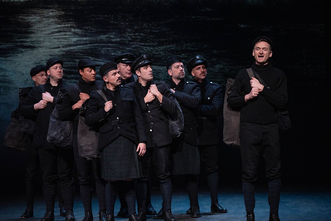 Peter Rothstein's a capella musical, "All Is Calm: The Christmas Truce of 1914" plays at The Ringling's Historic Asolo Theater through Dec. 22.