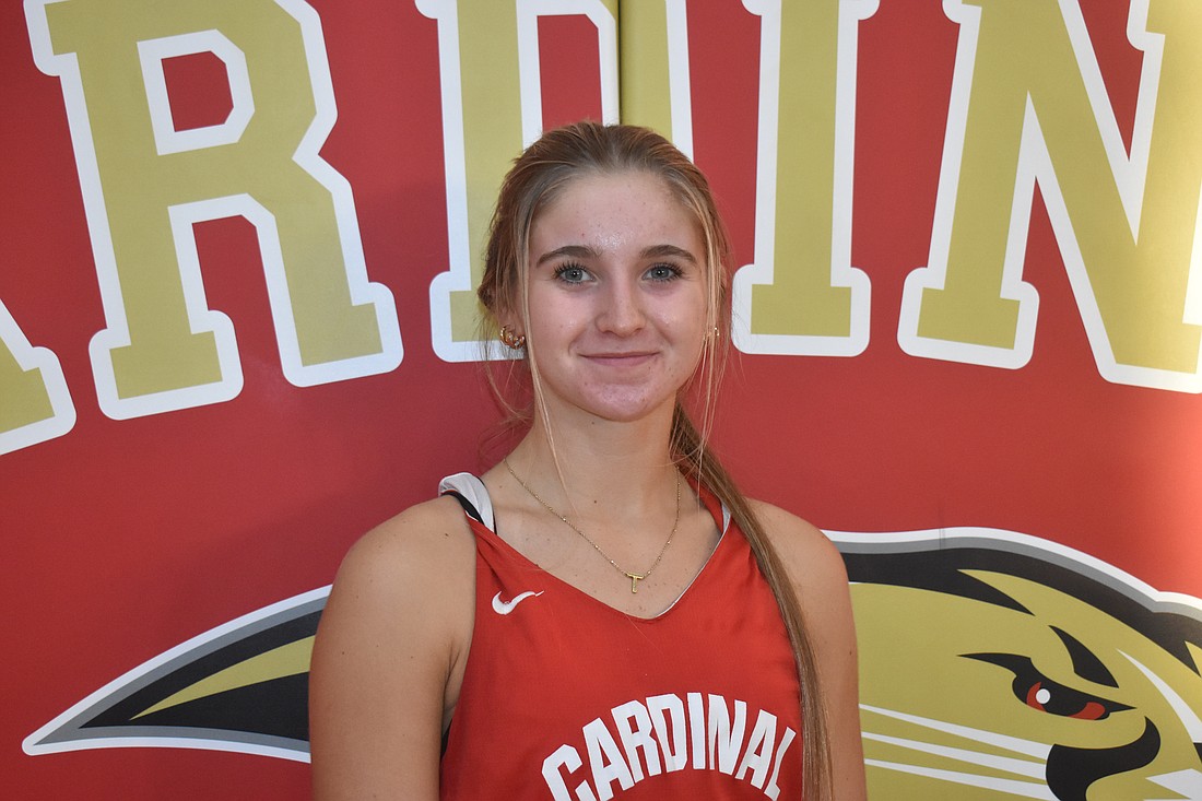 Talia Busser is a junior guard on the Cardinal Mooney girls varsity basketball team.