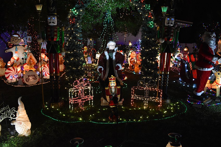 2834 Browning St. was filled with animated figures and other decorations