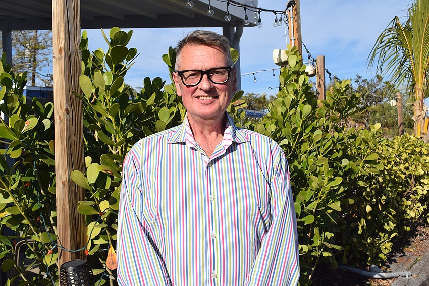 Jon Mongeau, the florist at Le Gardenia Bleu.