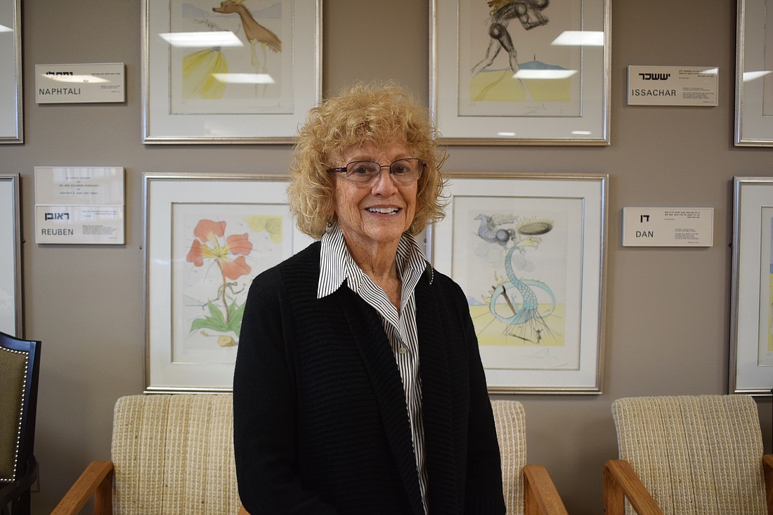 Lois Barson, the President of Temple Beth Israel.