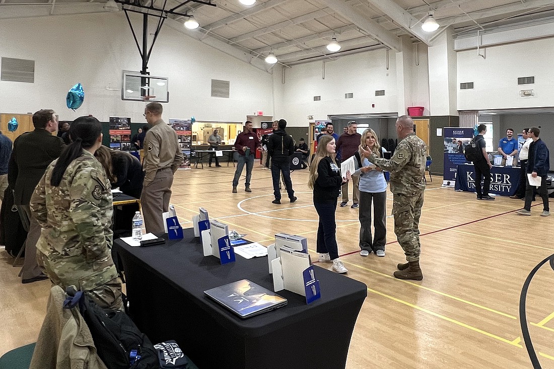 First Baptist Christian Academy held its first High School College and Career Fair on Dec. 5. Courtesy photo by Jessica Detro, FBCA marketing director