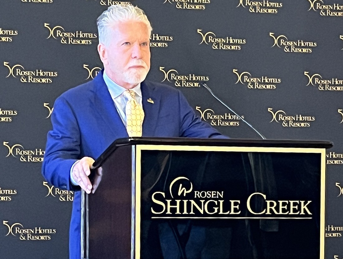 Frank Santos said he plans to continue Harris Rosen’s vision as CEO of Rosen Hotels & Resorts.