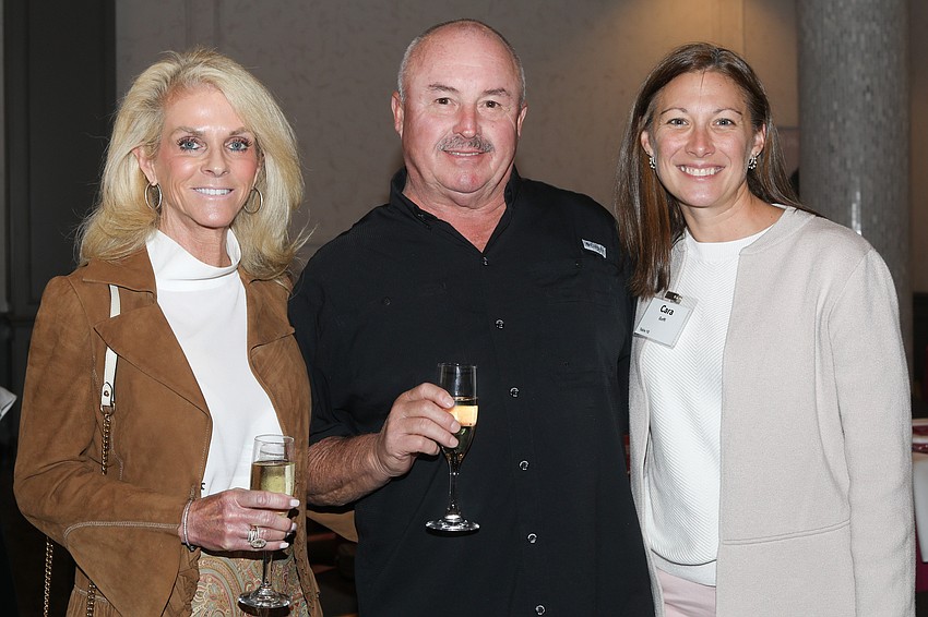 Stacey Cribbin, Ernie Goffi and Cara Goffi