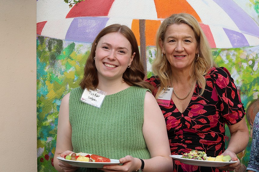 Taylor Belyea and Pauline Wamsler