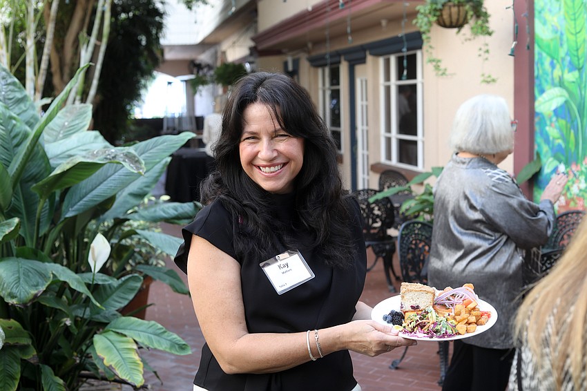 Kay Mathers enjoys the Rise & Shine Brunch held at Michael's On East.