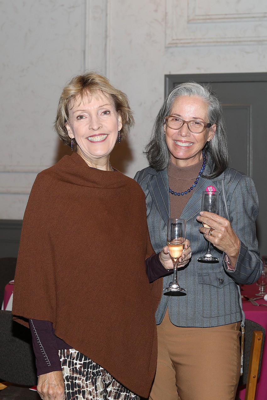 Cathie Hawkins and Sharon Eis