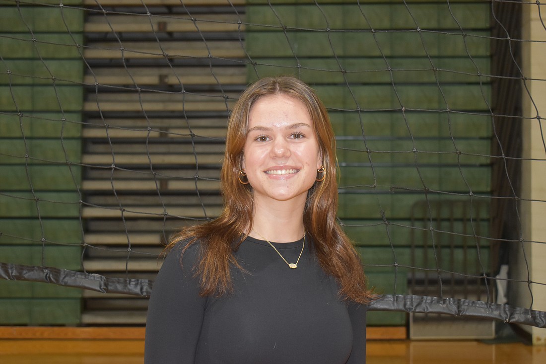 Junior Ava Collins was one of the leaders for the Lakewood Ranch High volleyball team, which finished the season with a 15-9 record. Collins, an outside hitter, led Lakewood Ranch in kills with 228.