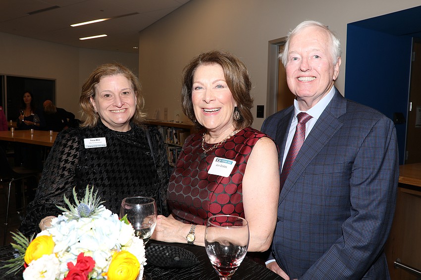 Tricia Mire with Ann and Bill Dobbs