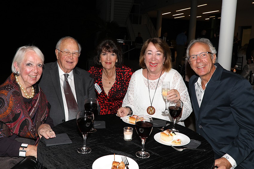 Barbara Campo, Aldo Massara, Barbara Edlin, Nancy and Roger Hitchcock
