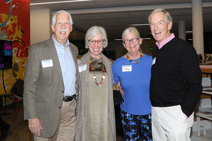 Mike and Roxie Jerde with Betsy and Bill Roe