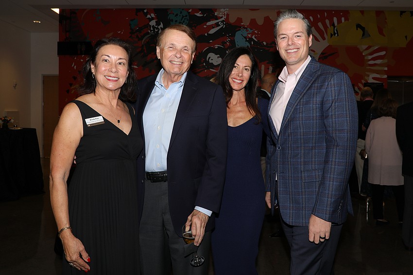 Brinda Pola, RCAD President Larry Thompson, Emily Joslin and Phillip Lanham