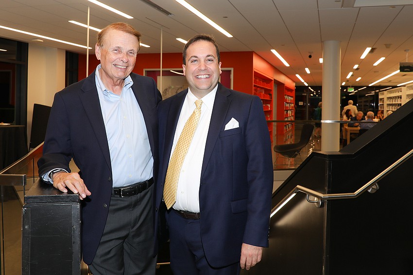 RCAD president since 1999, Larry Thompson with Senior Development Officer Anthony Cancro