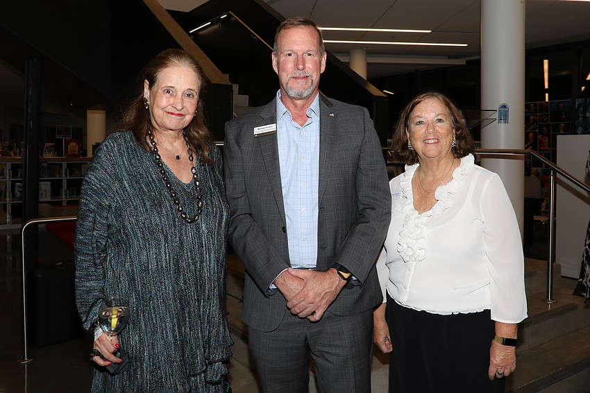 Flora Major, Michael Forsch and Molly Maginn attend the Ringling College of Art and Design Town Hall Platinum Dinner on Dec. 10.