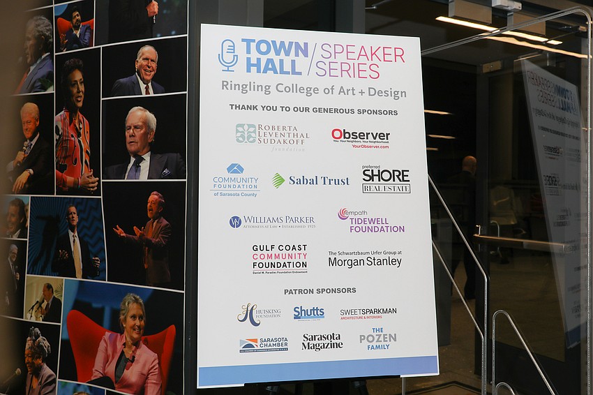 Ringling College of Art and Design held a Town Hall Platinum Dinner on Dec. 10 on campus at the Alfred R. Goldstein Library with 200 guests in attendance.