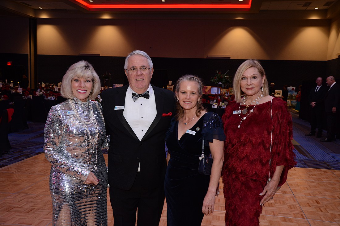 Halifax Humane Society Vice President and Gala Chairwoman Nancy Lohman, President Mike Leonard, board member JJ Roberts and Secretary Vonda Sullivan. Courtesy photo