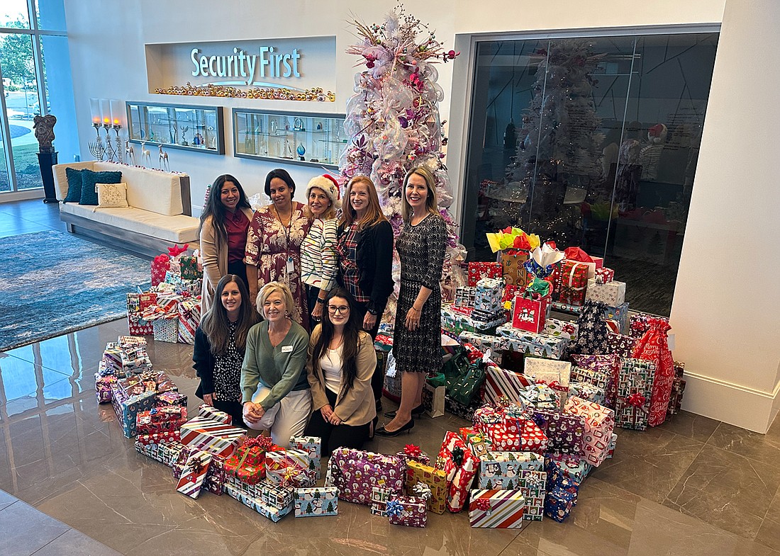 Security First Insurance sponsored gifts for children of Easterseals. Courtesy photo