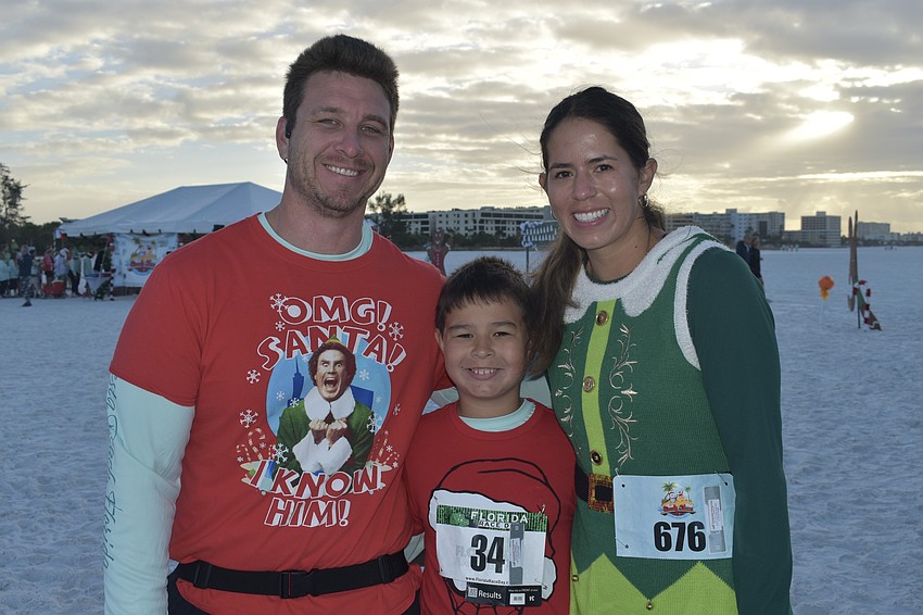 Chris Munton, Jaxon Munton, 9 and Marissa Munton