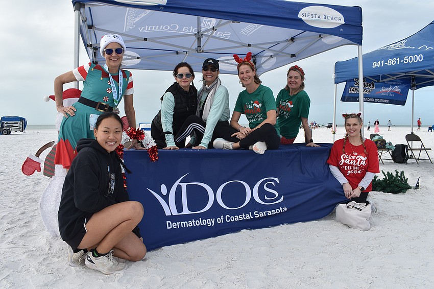 Dermatology of Coastal Sarasota, an event sponsor, was represented by Grace Menke, Dr. Heidi Anderson, Tricia Avery, Gwen DeBergalis, Gabriella LeClair, Monika Holder and Karen Hauff.