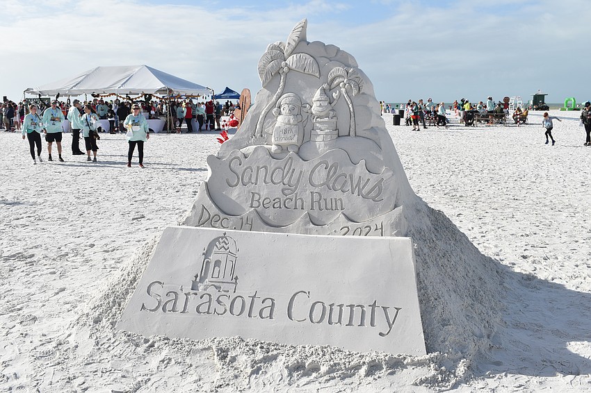 The Sandy Claws Beach Run was held Dec. 14.