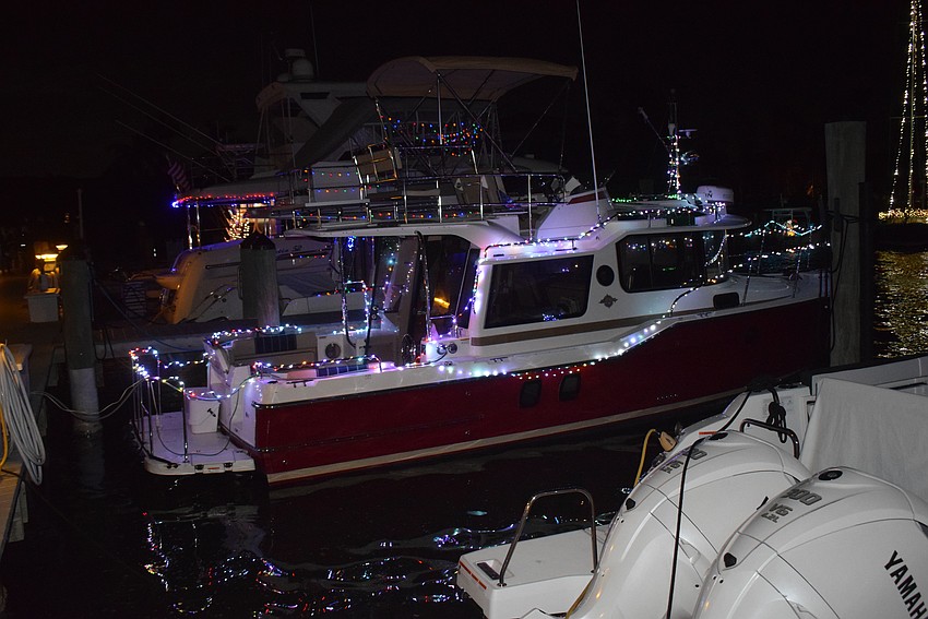 The Scarlett Lady decorated by Lynn Pettigrew and Jay Plager.