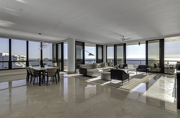 The Unit A801 condominium at 415 L’Ambiance Drive sold for $6.7 million. Built in 1992, it has three bedrooms, three-and-a-half baths and 3,220 square feet of living area.