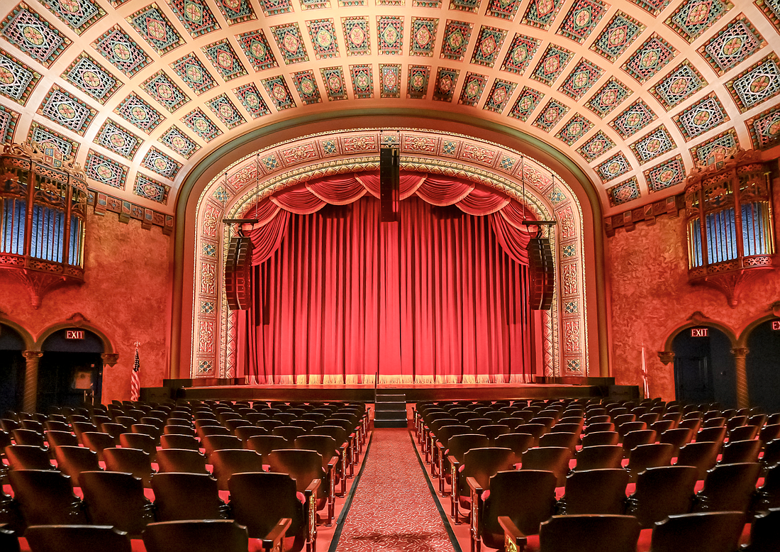 The Florida Theatre in Downtown Jacksonville opened in 1927. Owned by the city, it is operated by a nonprofit that books entertainers and oversees maintenance and restoration of the historic building.