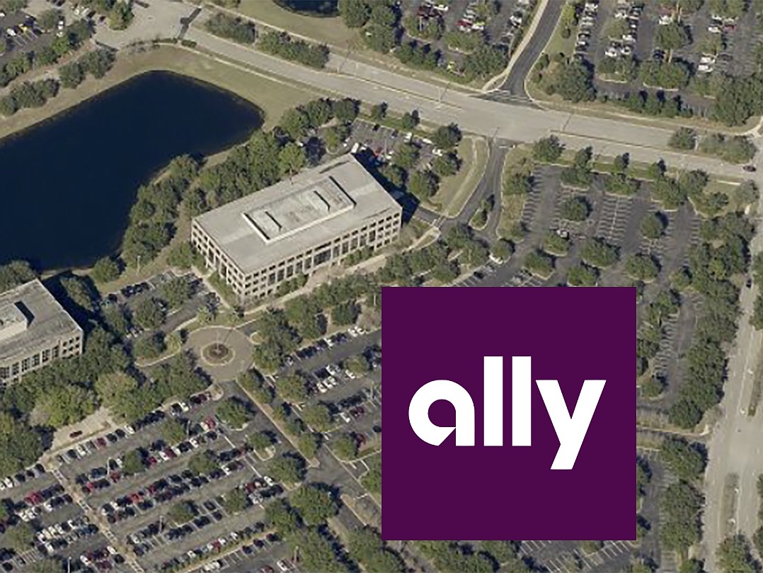 Ally Financial intends to renovate 26,600 square feet on the first floor at Lakeside III at 12808 Gran Bay Parkway W. and to install the EV chargers in the parking lot.