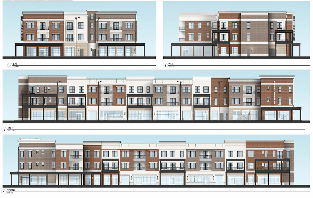 Renderings of the proposed Harvest District