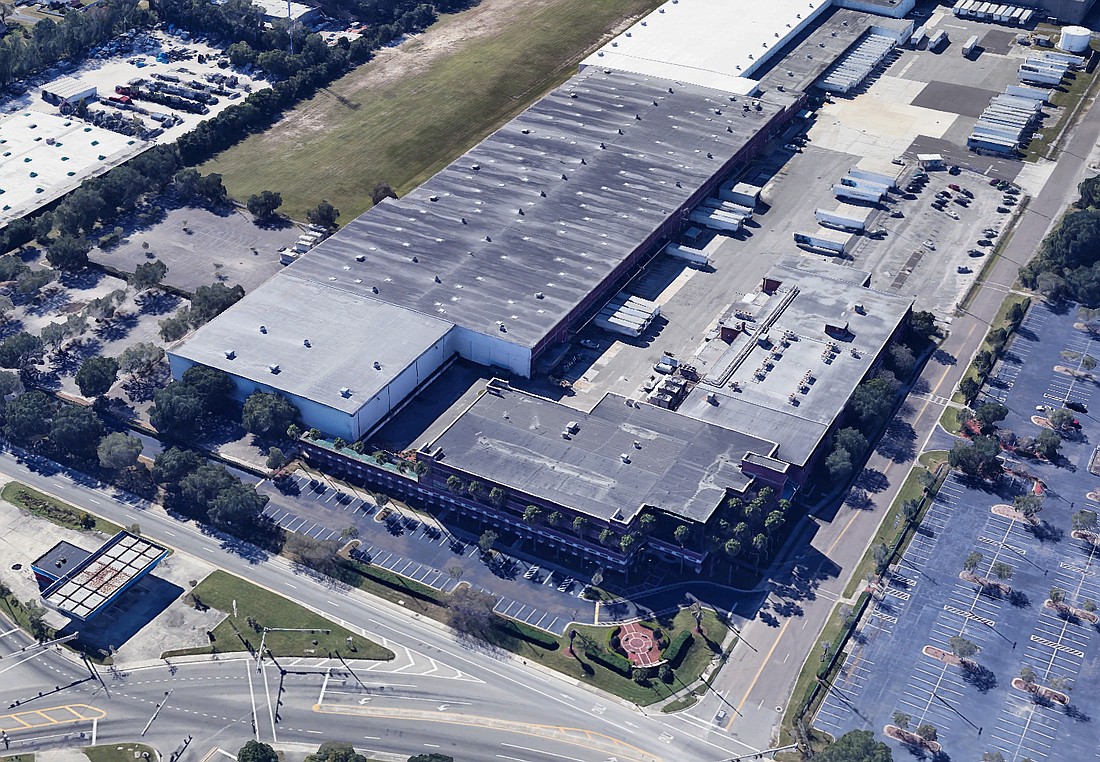 The property at 5050 Edgewood Court comprises 891,262 square feet of office and industrial space among seven buildings on 57.7 acres. Those include parking lots and vacant land.