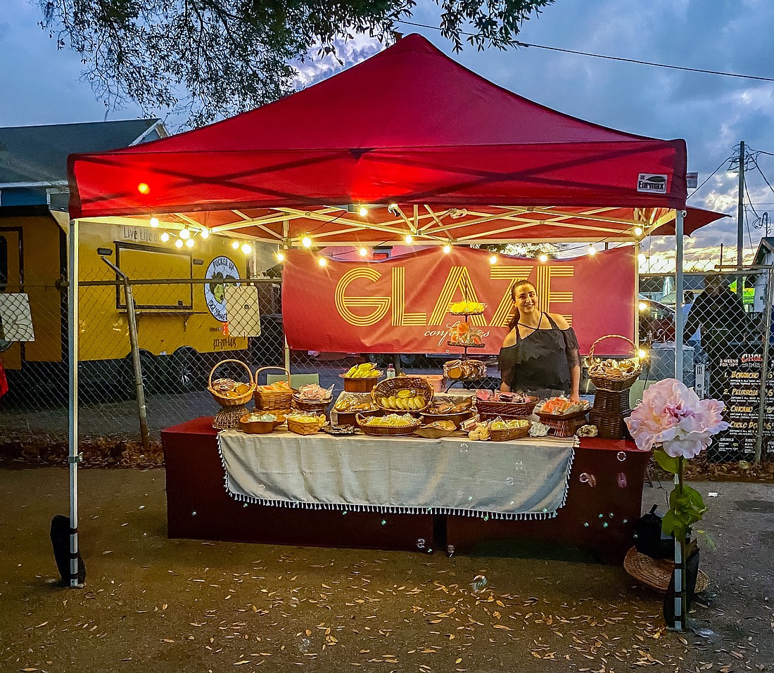 Briea Lowe opened her own business, GLAZE Confections, in October 2020. She has sold her pastries at farmers markets and events, including the Milk Mart in Orlando.