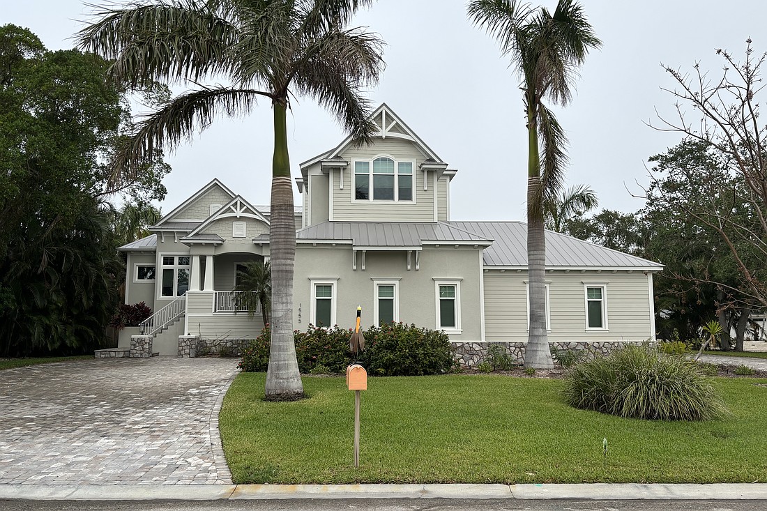 The home at 1555 Sandpiper Lane was built in 2020 and has four bedrooms, four baths, a pool and 3,569 square feet of living area.