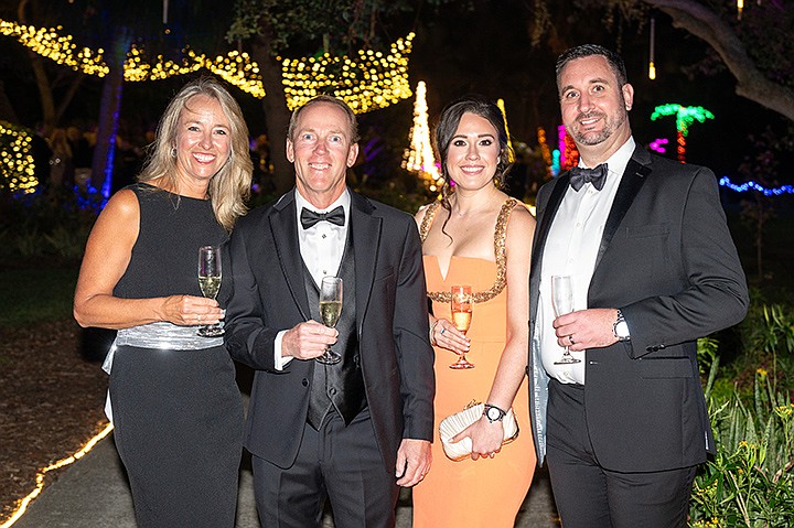 April and Brian Coltharp with Pamela and Drew Herrmann