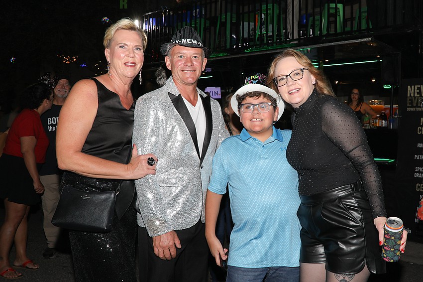 Susan, Steve and Grayson Latusick with Holly Valdes