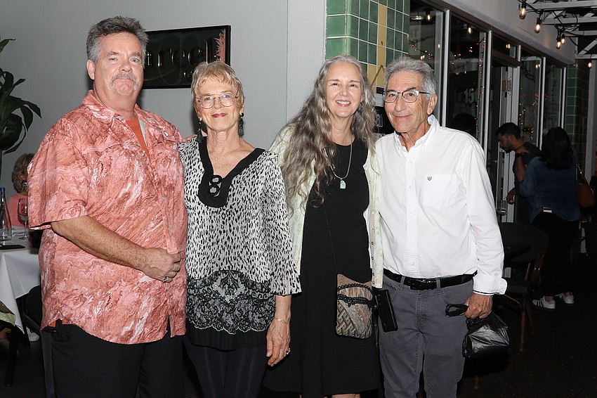 Richie Tardona and Mickey Wieczerzak with Lee and Dennis Hornick