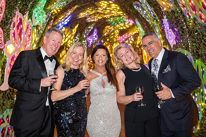 Bill and Patty Hughes, Lisa Knox and Maureen and German Neglia