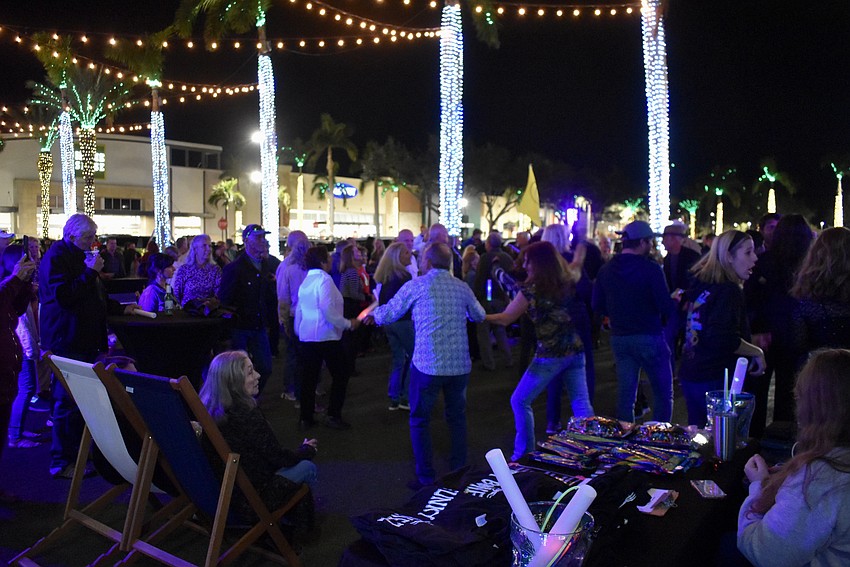 The Green at UTC was transformed into a disco on Jan. 2.