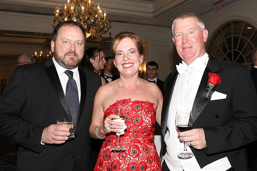 Keith Foy with Debutante parents Retta Wagner and Alan Johnson.