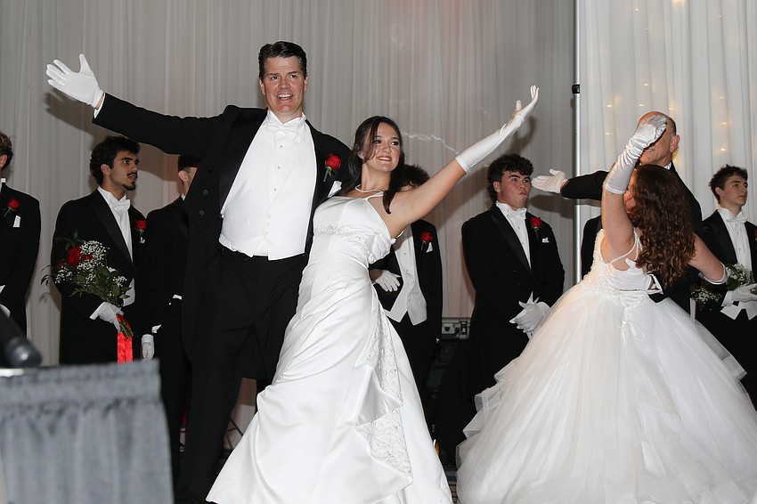 Debutante Sterlingfaith Williams waltzing with her dad, Steele.