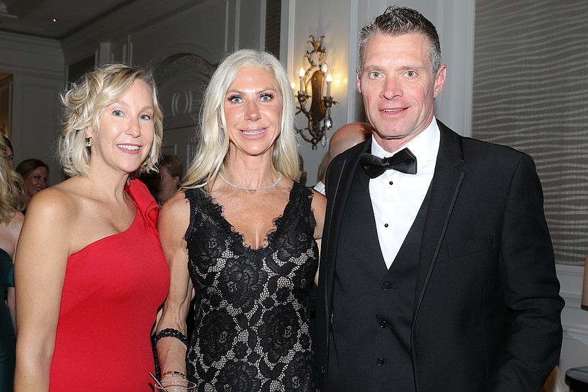 Beth Foy with escort parents Ali and Stephen Jaynes.