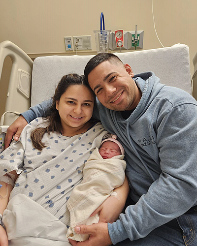 Iliana Rodriguez and Justin Acevedo welcomed their baby girl, Juliana, on Jan. 1. Courtesy photo